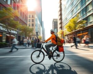 Fahrradkurier: Nachhaltige Lieferung in der Stadt