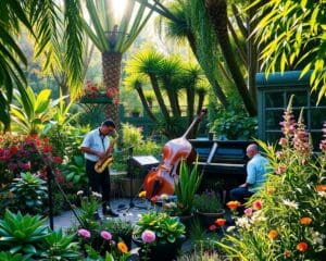 Jazzmatinee im botanischen Garten