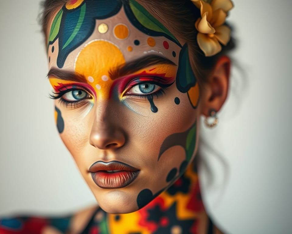 Kunst im Make-up