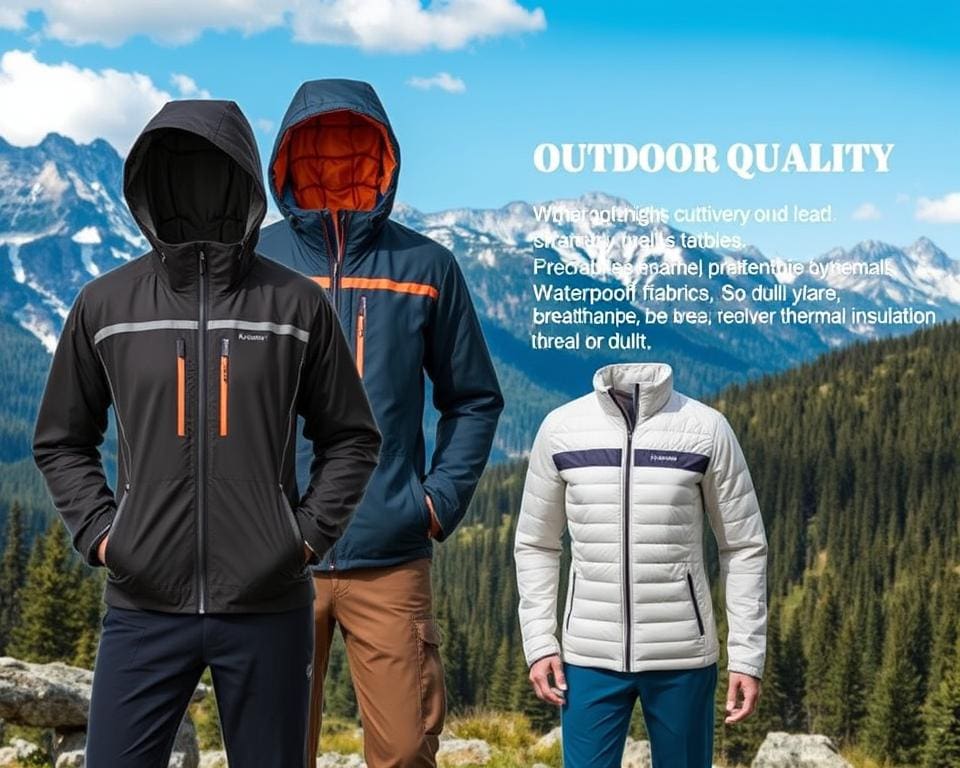 hochwertige Outdoor-Bekleidung